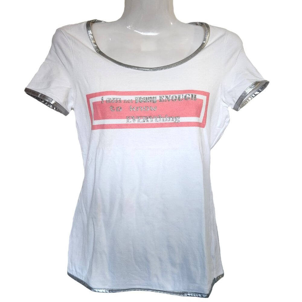 Fun Versace Cotton Graphic Tee Size S